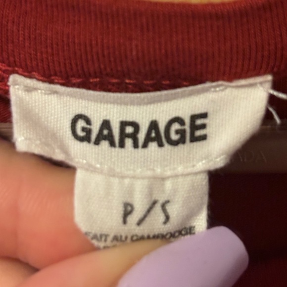 Garage Red T-Shirt Dress - Picture 3 of 4
